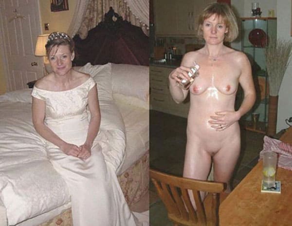 Фотографии невест до и после свадьбы голышом 31 фото